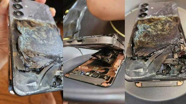 Şarj Halindeki Galaxy S25+ Alev Aldı: Samsung Kullanıcı Hatası Diyerek Tazminatı Reddetti!