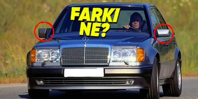 Mercedes W124'ün Sağ Aynası Neden Daha Küçüktü? Mühendislik ve Tasarımın Sırrı