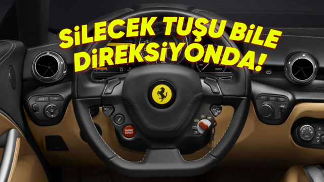 Ferrari’nin Tüm Tuşları Neden Direksiyonda?