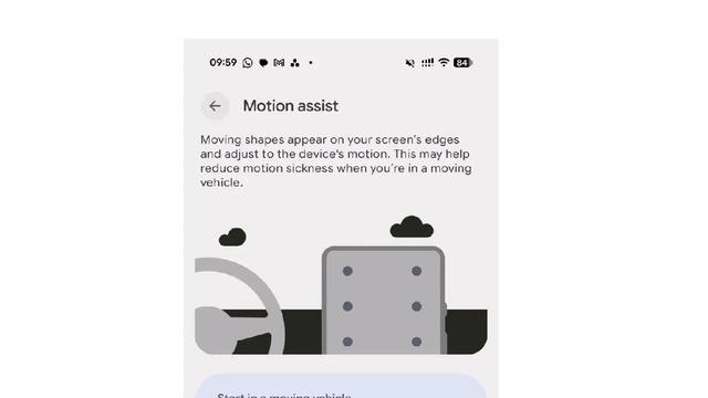 Android'e Yolculuk Yaparken Oluşan Mide Bulantısını Önleyen Özellik Geldi!