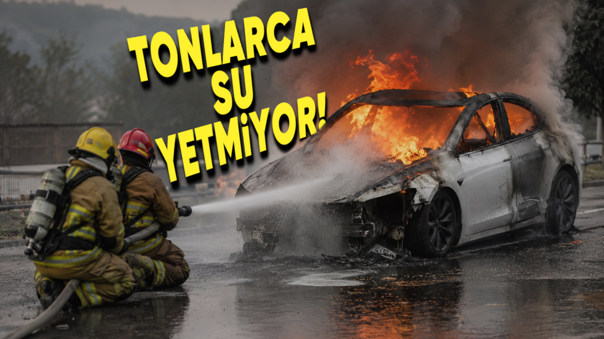 Elektrikli Araç Yangınlarını Söndürmek Neden Daha Zor?