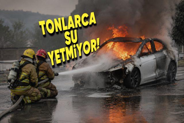Elektrikli Araç Yangınlarını Söndürmek Neden Daha Zor?