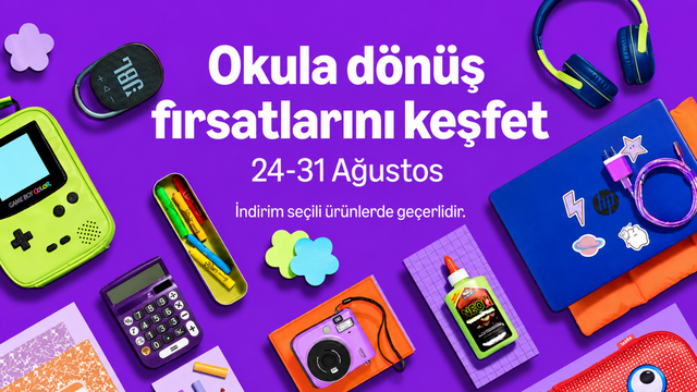 Amazon’da Okula Dönüş Kampanyası!