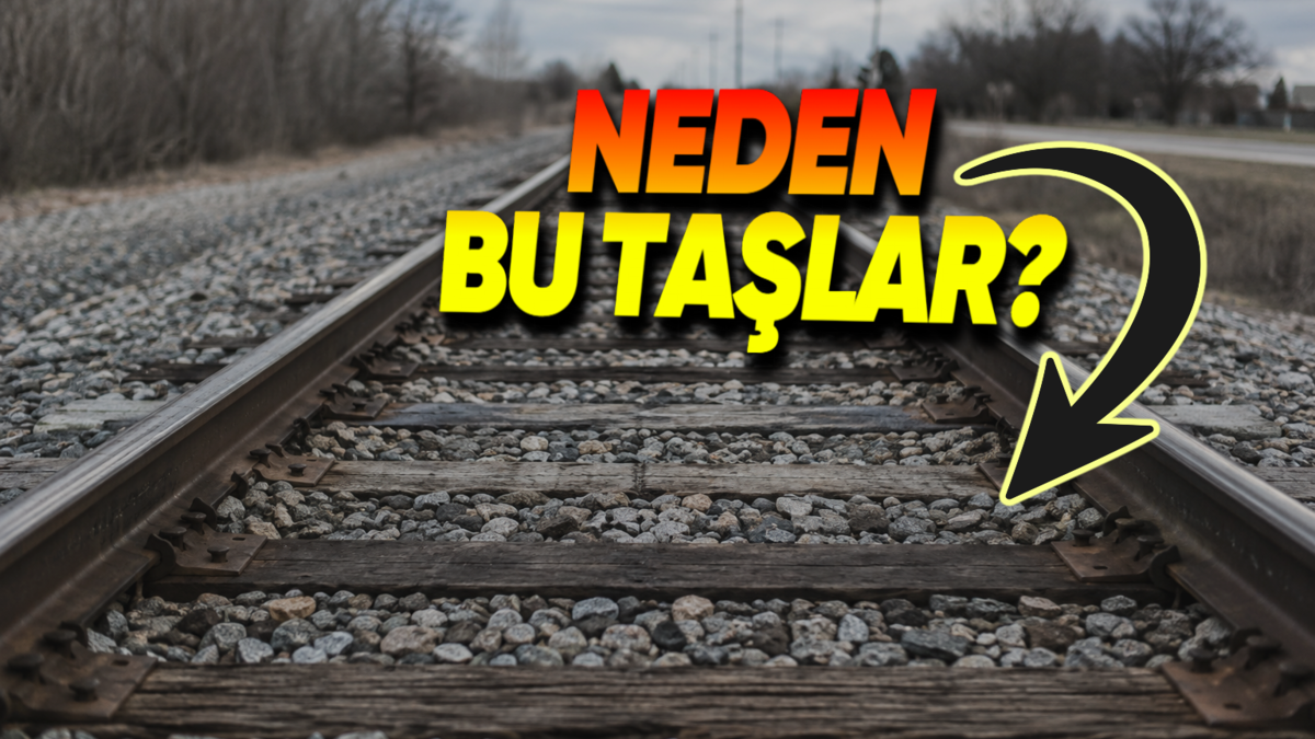 Tren Raylarının Altında Neden Hep Taş Var? Asıl Görevleri Bakın Neymiş!