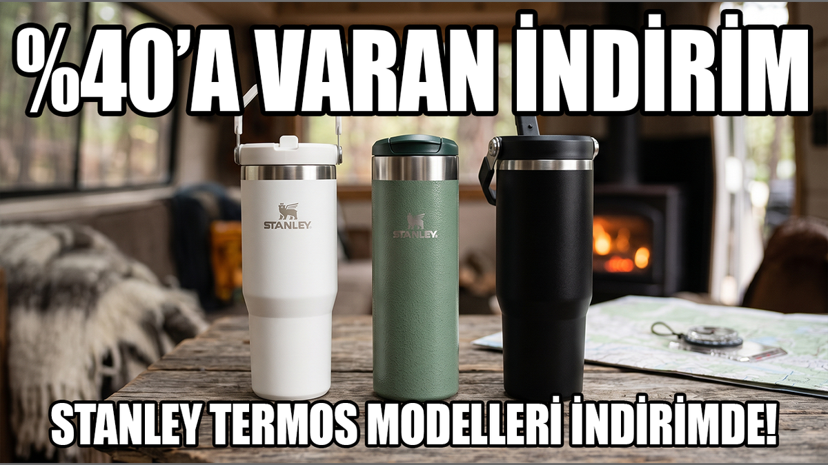 Stanley termoslar Hepsiburada'da indirimde!