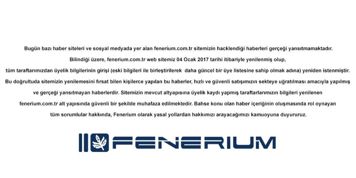 Fenerbahçe’nin Mağazası Fenerium Hacklendi [GÜNCELLEME]