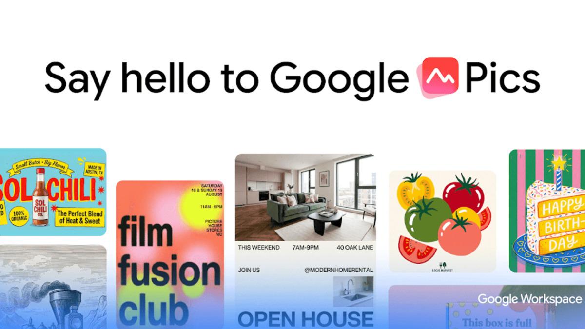 Google, Canva'ya Rakip Oldu: Yapay Zekâ Tabanlı Görsel Tasarım Hizmeti Pics Duyuruldu