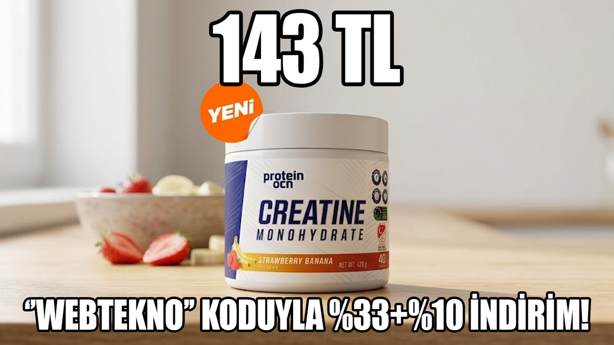Tüm ürünlerde tüm indirimlere ek %10 indirim kodu: ''webtekno''