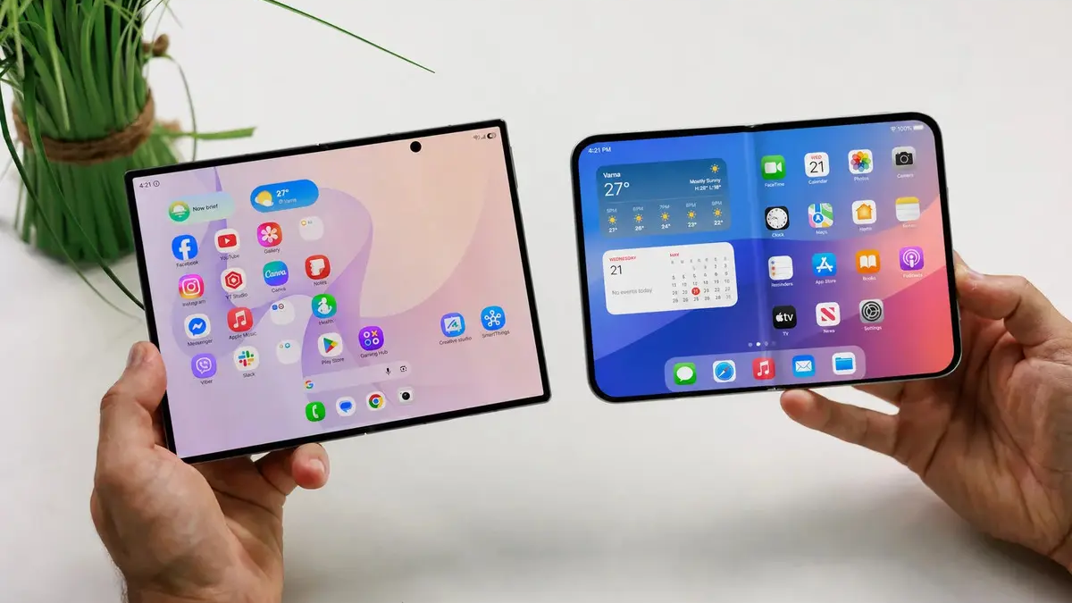 Google'dan Apple'a Katlanabilir iPhone Göndermesi: "Geleceği Genellikle İlk Olarak Android'de Görürsünüz"