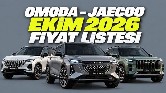 OMODA ve JAECOO Fiyat Listesi - Ekim 2026