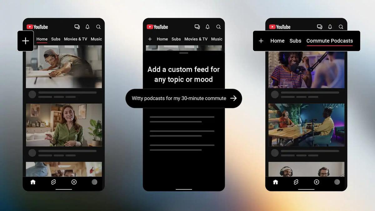 YouTube-custom-feed