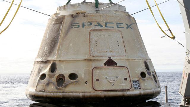 Malzeme Götüren SpaceX’in Kapsülü Toplanan Verilerle Döndü