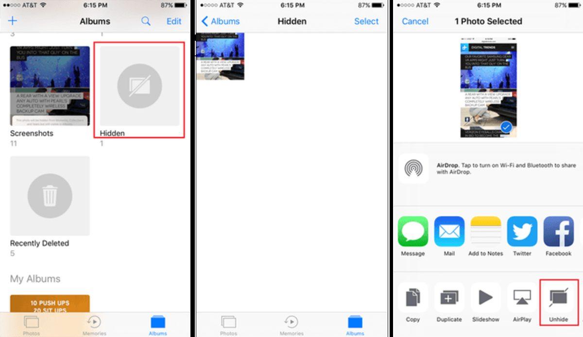 iPhone’da Fotoğraflar Nasıl Gizlenir?