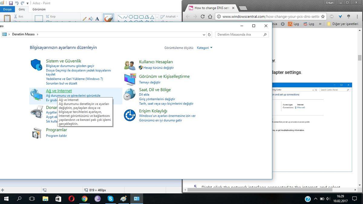 Windows 10’da DNS Nasıl Değiştirilir?
