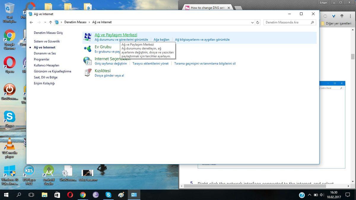Windows 10’da DNS Nasıl Değiştirilir?