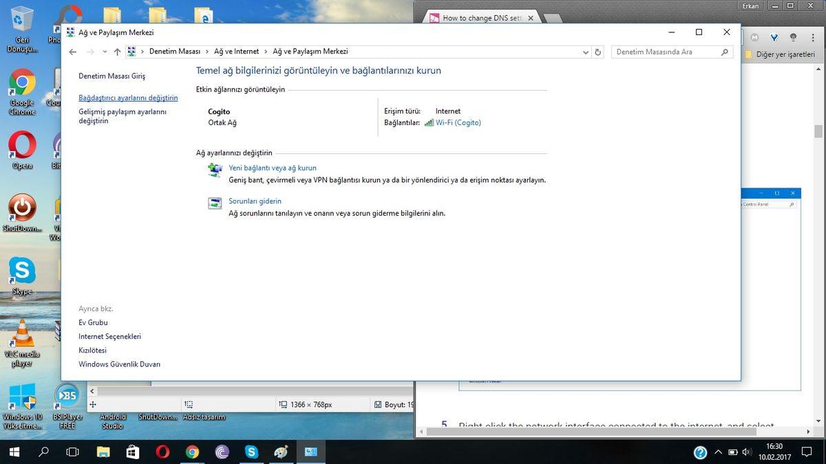 Windows 10’da DNS Nasıl Değiştirilir?