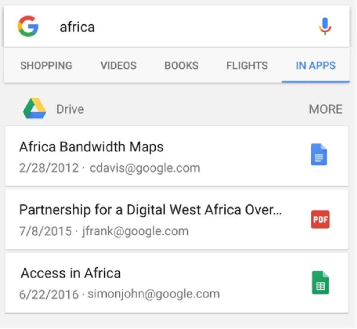 Google Drive Dosyaları, Artık Google’ın Arama Uygulamasıyla Aranabiliyor