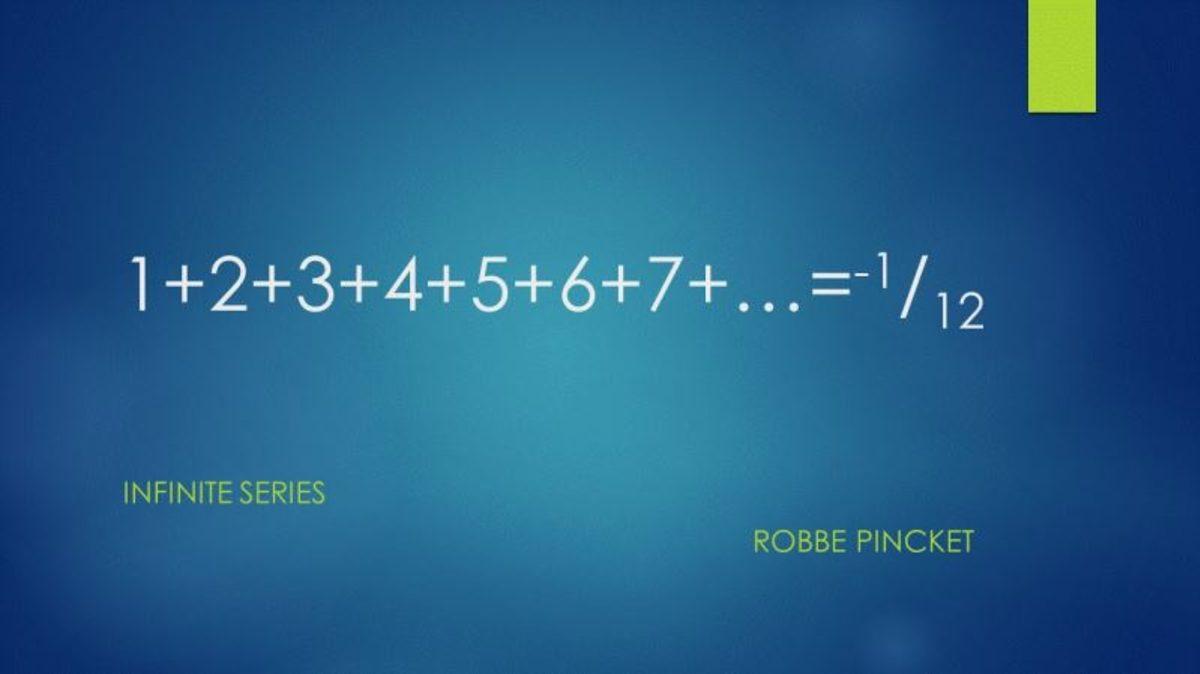 Sonucuna Oldukça Şaşıracağınız Matematik İşlemi: 1+2+3+4+5…= -1/12
