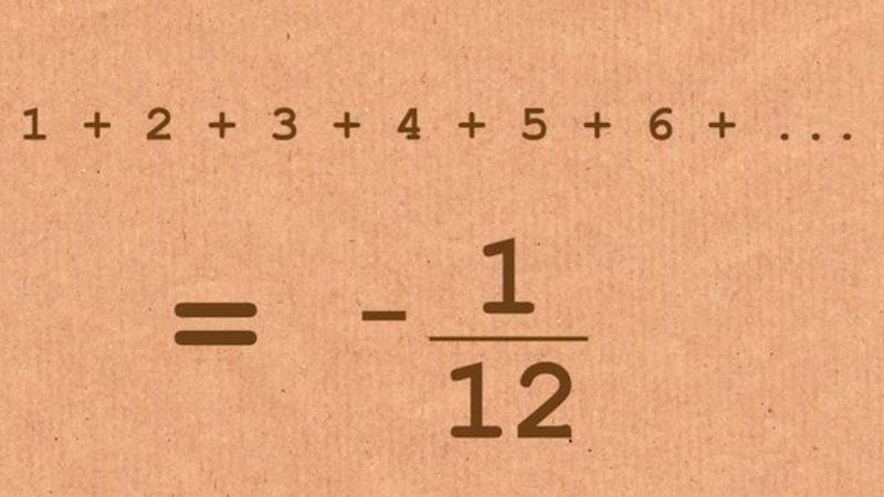 Sonucuna Oldukça Şaşıracağınız Matematik İşlemi: 1+2+3+4+5…= -1/12