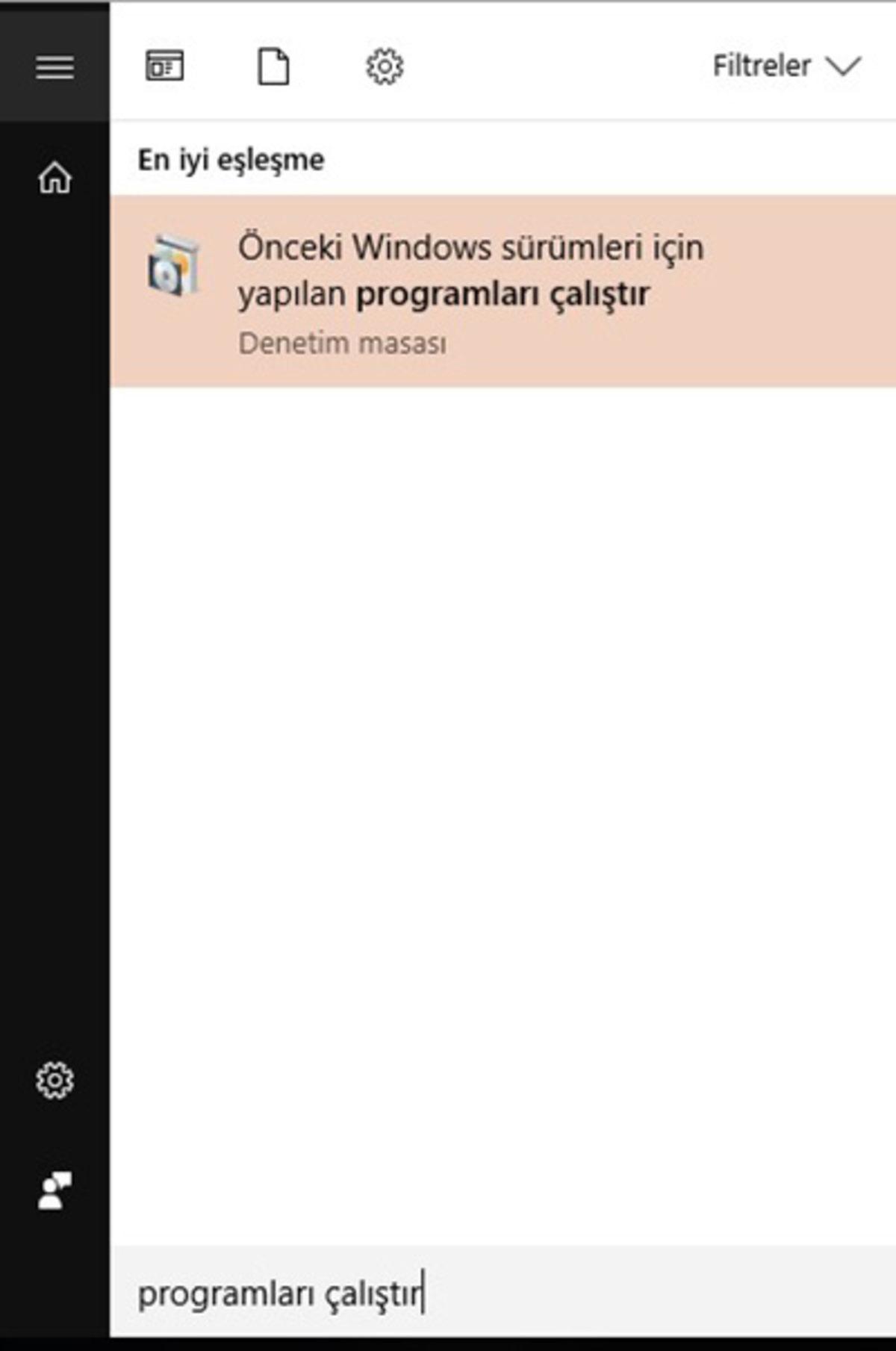 Windows 10’da Eski Programlar Nasıl Çalıştırılır?