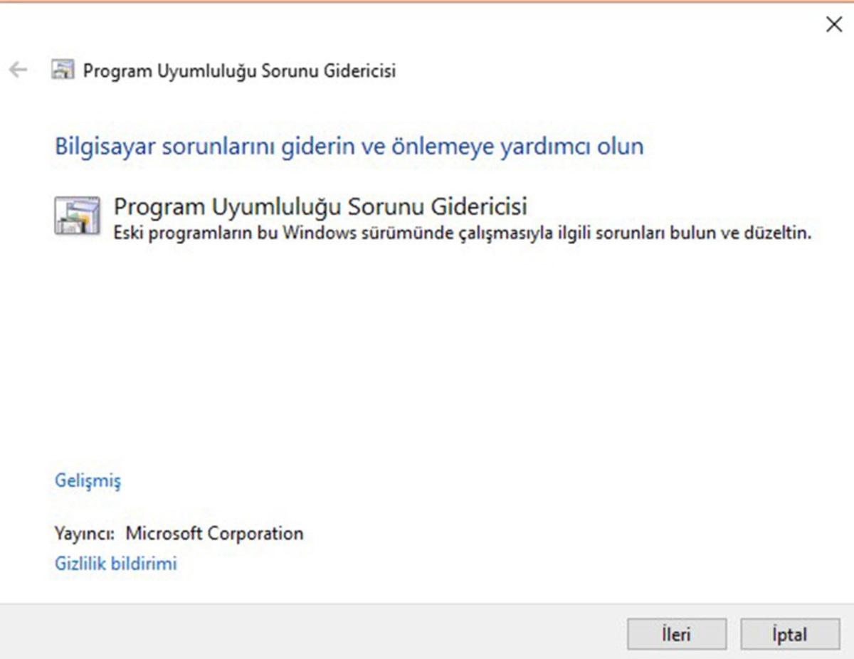 Windows 10’da Eski Programlar Nasıl Çalıştırılır?