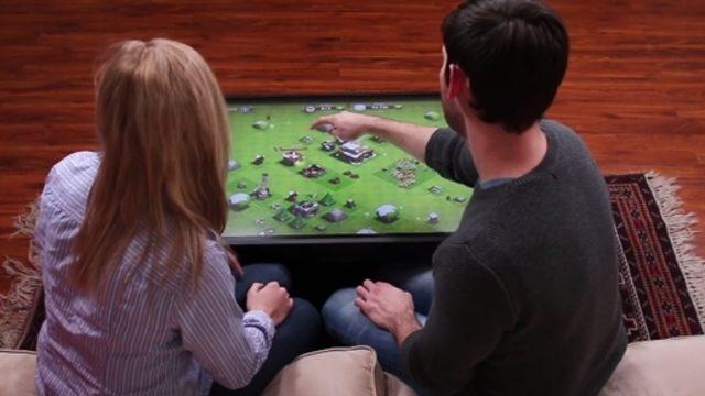 Android ve Windows 8’i Bir Araya Getiren Akıllı Masa