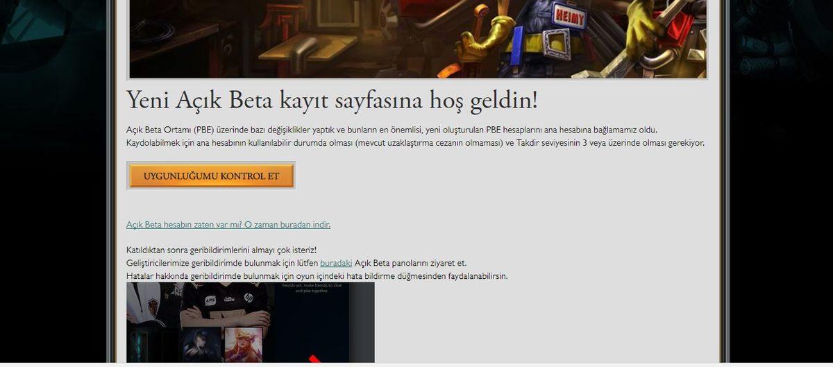 League Of Legends’da Açık Beta Kayıtları Başladı!