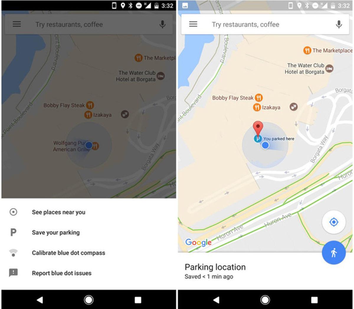 Google Maps’e Park Ettiğiniz Arabanızın Yerini Bulma Özelliği Geldi!