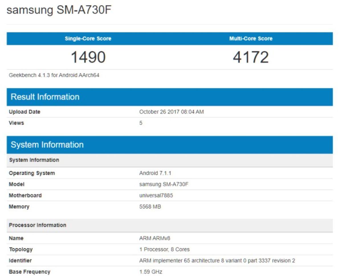Samsung A7 2018 Özellikleri