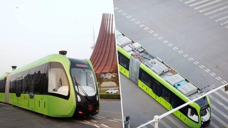 Dünyanın İlk ’Raysız Treni’ Hizmete Girdi!