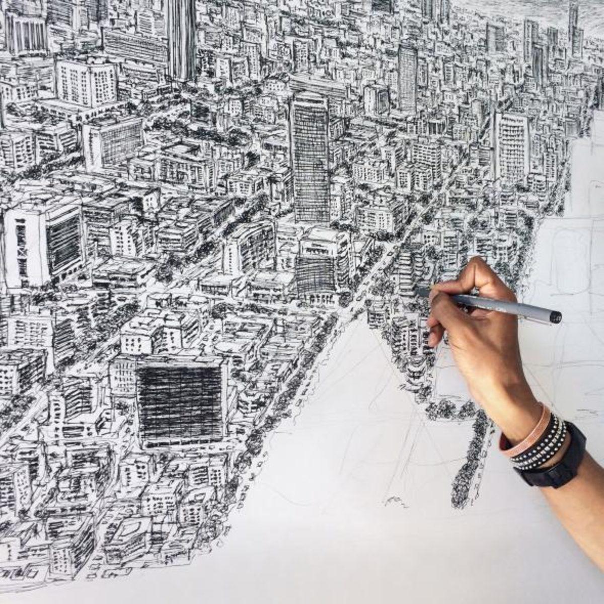 Bir Kez Gördüğü Şehri En İnce Detaylarına Kadar Çizebilen İnanılmaz Adamla Tanışın!