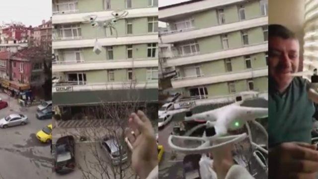 Sigara Almak İçin Drone’u Kullanan Yurdum İnsanı
