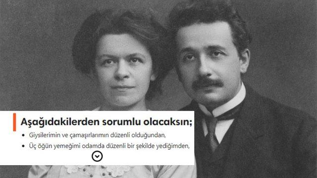 Albert Einstein’ın Şimdi Olsa Kadın Haklarından Linç Yiyeceği Egoistliğin Son Noktası Evlilik Sözleşmesi
