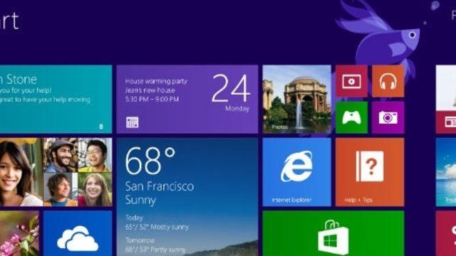 Windows 8.1 güncellemesinin çıkış tarihi 8 Nisan