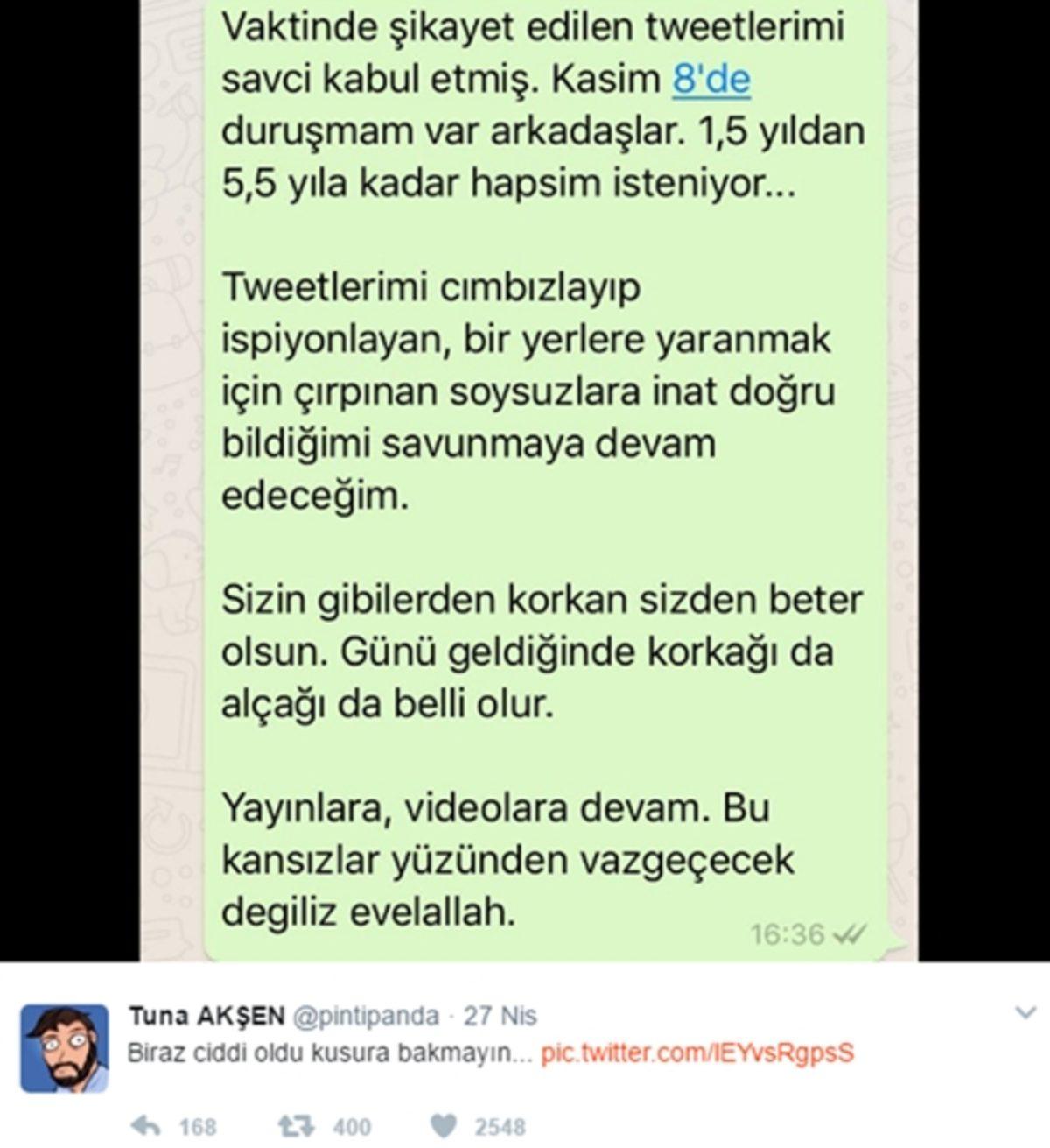 Ünlü Twitch Yayıncısı Pintipanda (Tuna Akşen) Hapis İstemiyle Yargılanacak!