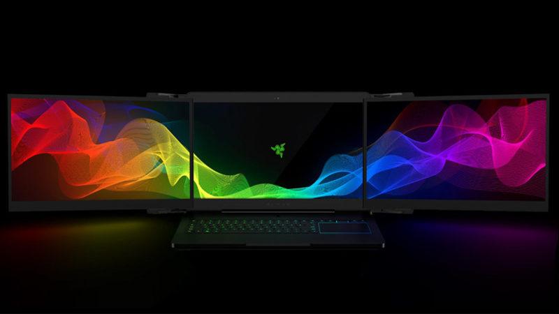 CES 2017 Etkinliğinde Çalınmasıyla Ünlenen Razer’ın 3 Ekranlı Dizüstü Bilgisayarı Hakkında Bilinmeyenler